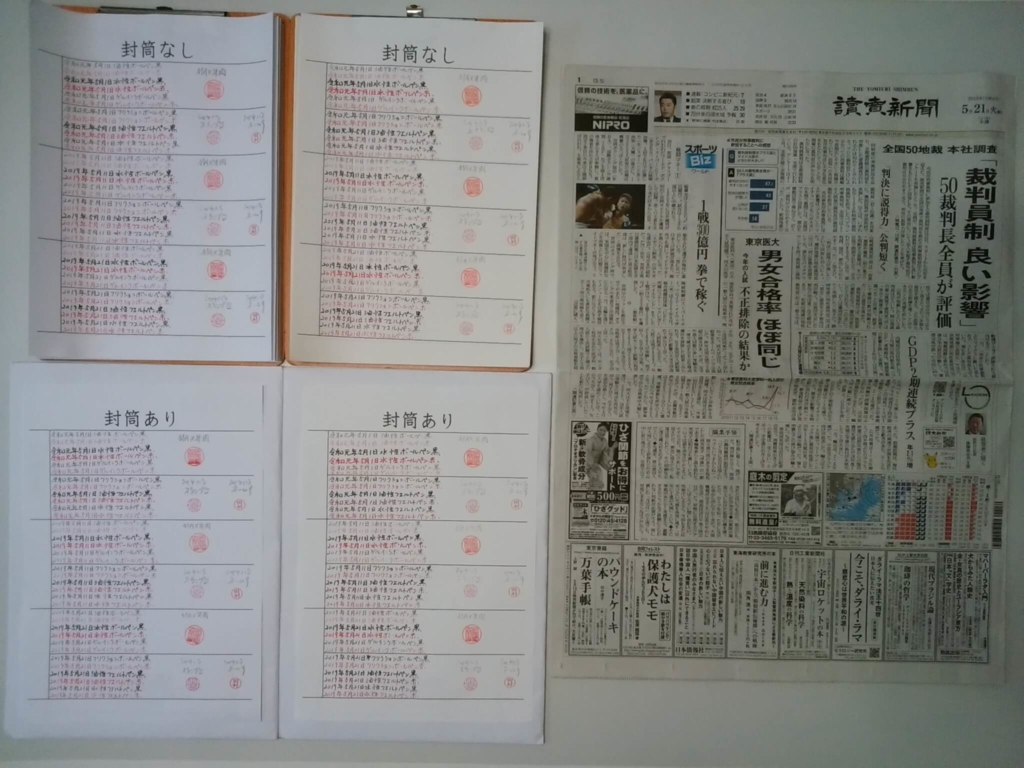 筆跡鑑定の研究用試料の作成2019年5月21日