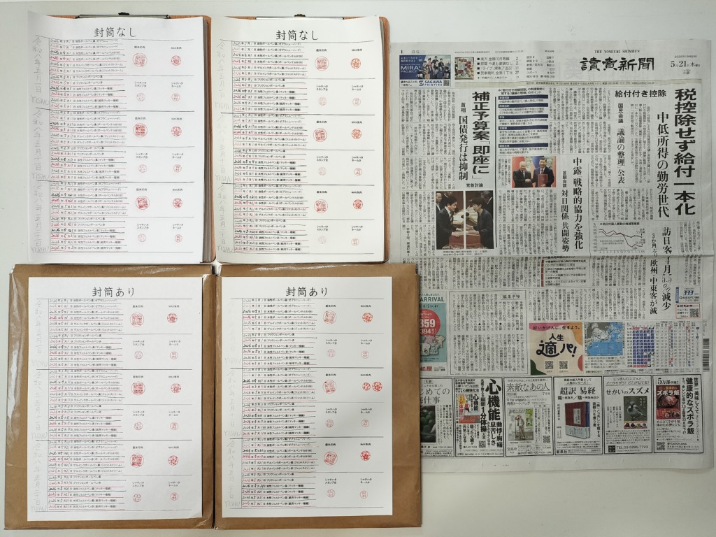 筆跡鑑定と印章鑑定の研究用試料の作成：2026年5月21日